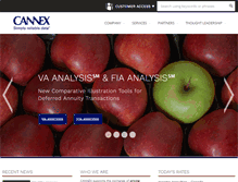 Tablet Screenshot of cannex.com
