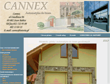 Tablet Screenshot of cannex.pl